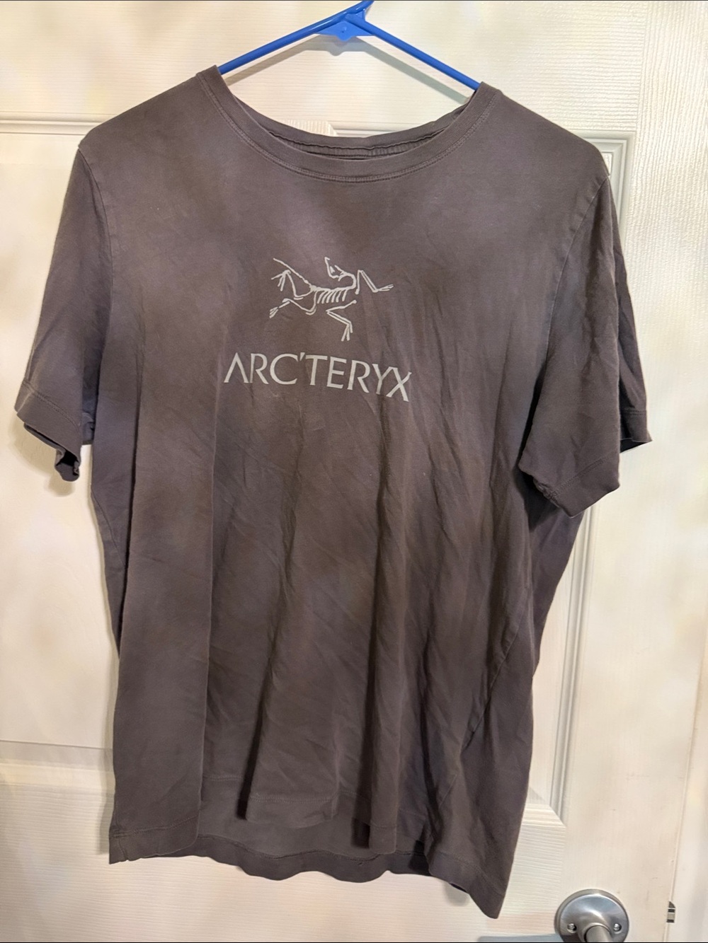 Arc’teryx Arc’Word T Shirt SS Short Sleeve Hiking Outdoor Casual Navy medium